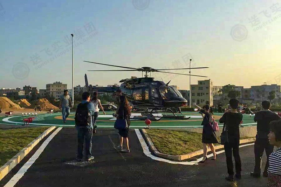 海南?？?海南省腫瘤醫(yī)院 地面停機坪的試飛驗收圖1